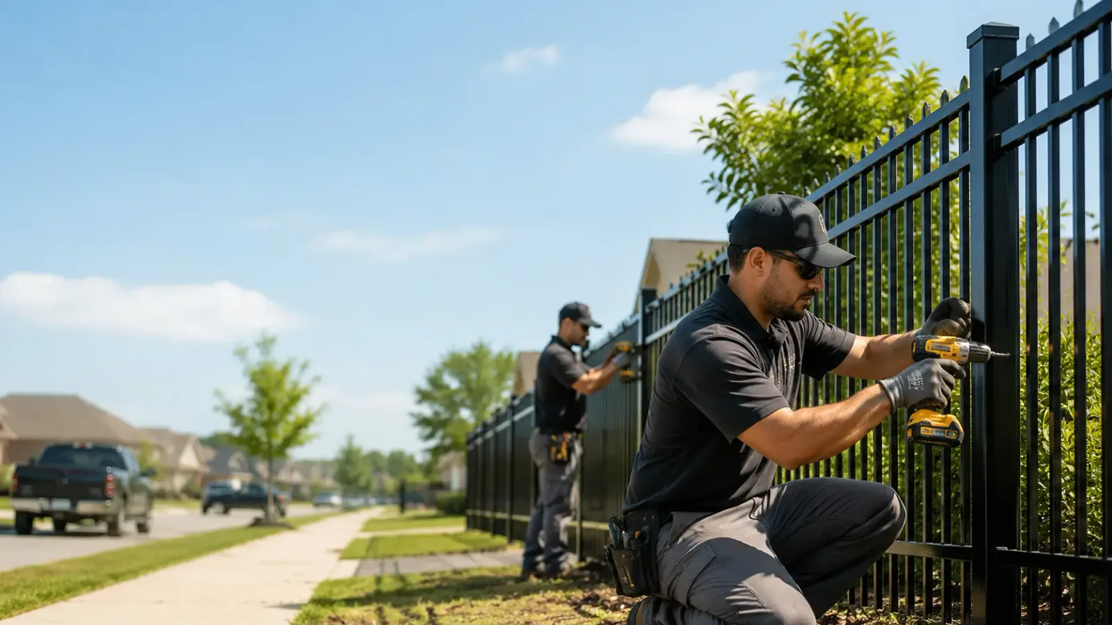 Metal Fence Installation in Branchville, VA